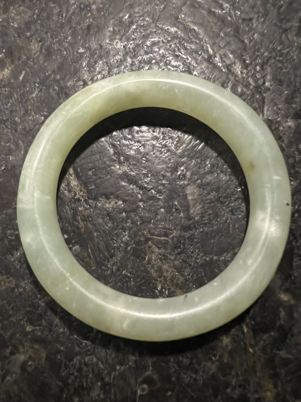 Baby Light Green Jade Bangle Bracelet